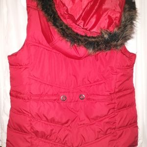 Women's red vest
